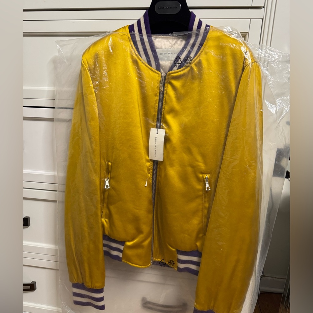 New Dreis Van Noten Bomber Jacket Size M